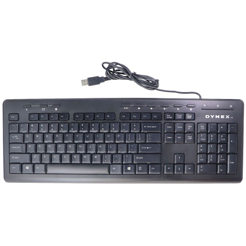 Dynex Wired USB Standard Full Size Keyboard for PC & More - Black (DX-WRK1401) - Dynex - Simple Cell Shop, Free shipping from Maryland!