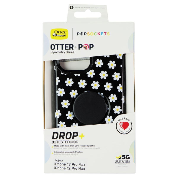 OtterBox + Pop Symmetry Case for iPhone 13 Pro Max/12 Pro Max - Daisy / Black - OtterBox - Simple Cell Shop, Free shipping from Maryland!