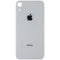 Repair Part - Back Glass Panel for Apple iPhone XR - White with Logo