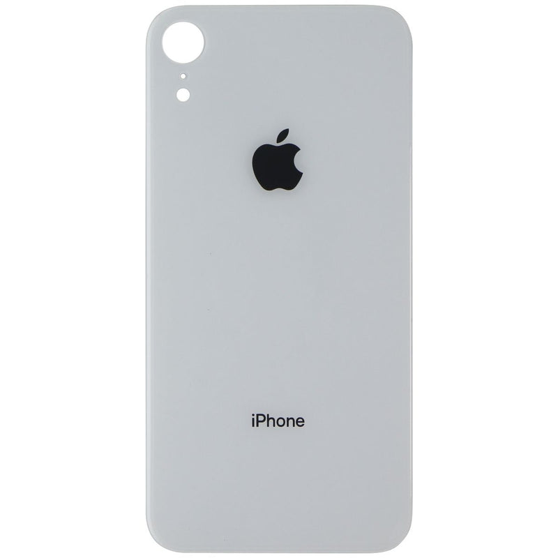 Repair Part - Back Glass Panel for Apple iPhone XR - White with Logo
