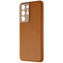 Samsung Leather Back Cover for Galaxy S21 Ultra & S21 Ultra 5G - Brown - Samsung Electronics - Simple Cell Shop, Free shipping from Maryland!
