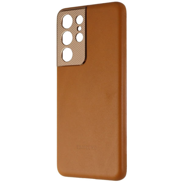 Samsung Leather Back Cover for Galaxy S21 Ultra & S21 Ultra 5G - Brown - Samsung Electronics - Simple Cell Shop, Free shipping from Maryland!