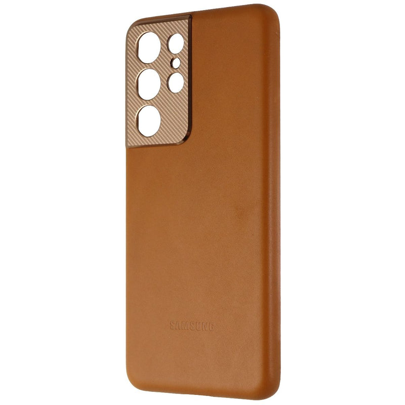 Samsung Leather Back Cover for Galaxy S21 Ultra & S21 Ultra 5G - Brown - Samsung Electronics - Simple Cell Shop, Free shipping from Maryland!