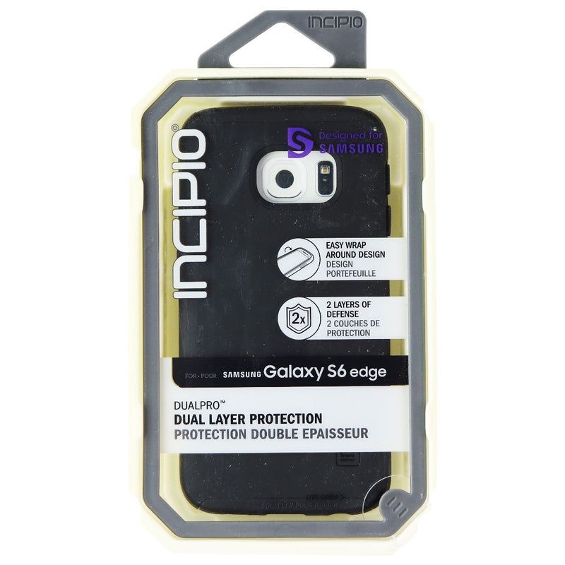 Incipio DualPro Dual Layer Protection Case For Samsung Galaxy S6 Edge - Black - Incipio - Simple Cell Shop, Free shipping from Maryland!