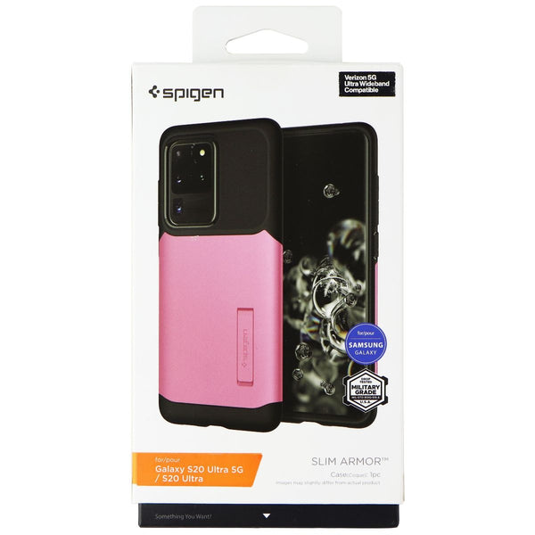 Spigen Slim Armor Case for Samsung Galaxy S20 Ultra 5G - Rusty Pink/Black - Spigen - Simple Cell Shop, Free shipping from Maryland!