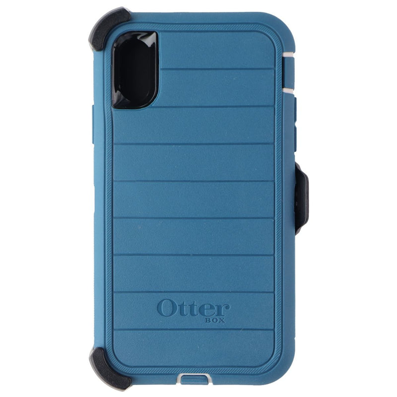 OtterBox Defender Pro Series Case and Holster for Apple iPhone XR - Blue / White - OtterBox - Simple Cell Shop, Free shipping from Maryland!