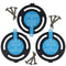 Nest Cam Indoor Wall-Mounting Plate Kit (3 Pack) with Screws - Google - Simple Cell Shop, Free shipping from Maryland!