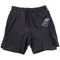 AEROPOSTALE 8A7 Performance Shorts 7&#34; Seam - Black (Size: Unisex/S)