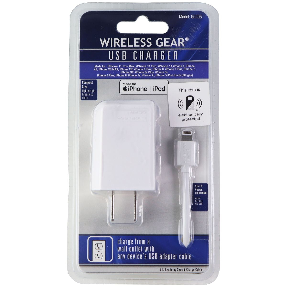 USB Charger Wall Plug Adapter for iPhone Samsung HTC & iphone Data Sync  Cable