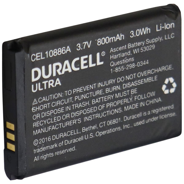 Duracell Ultra 3.7V Rechargeable 800mAh Battery - Black (CEL10886A) - Duracell - Simple Cell Shop, Free shipping from Maryland!