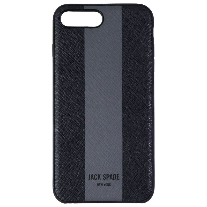 Jack Spade Comold Inlay Case for Apple iPhone 8 Plus - Racing Stripe Gray/Black - Jack Spade - Simple Cell Shop, Free shipping from Maryland!