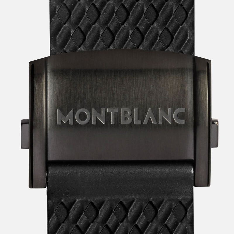 Montblanc Summit 2 (22mm) Black Rubber Strap with Adjustable Black Clasp - MontBlanc - Simple Cell Shop, Free shipping from Maryland!