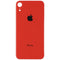Repair Part - Back Glass Panel for Apple iPhone XR - Orange with Logo - Unbranded - Simple Cell Shop, Free shipping from Maryland!