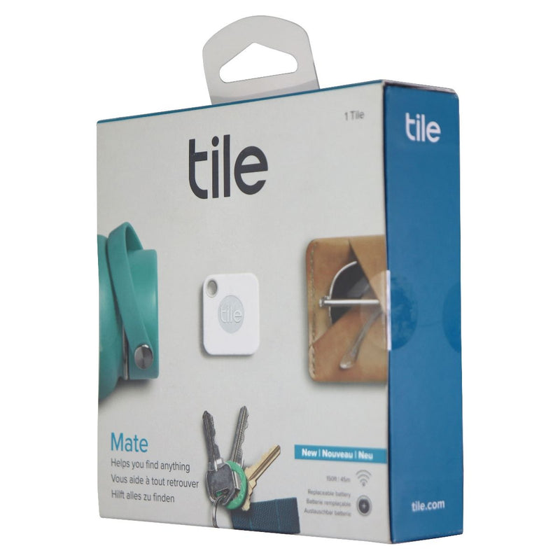 Tile Mate (2018) - 1-Pack - Keychain App Tracker - White - Tile - Simple Cell Shop, Free shipping from Maryland!