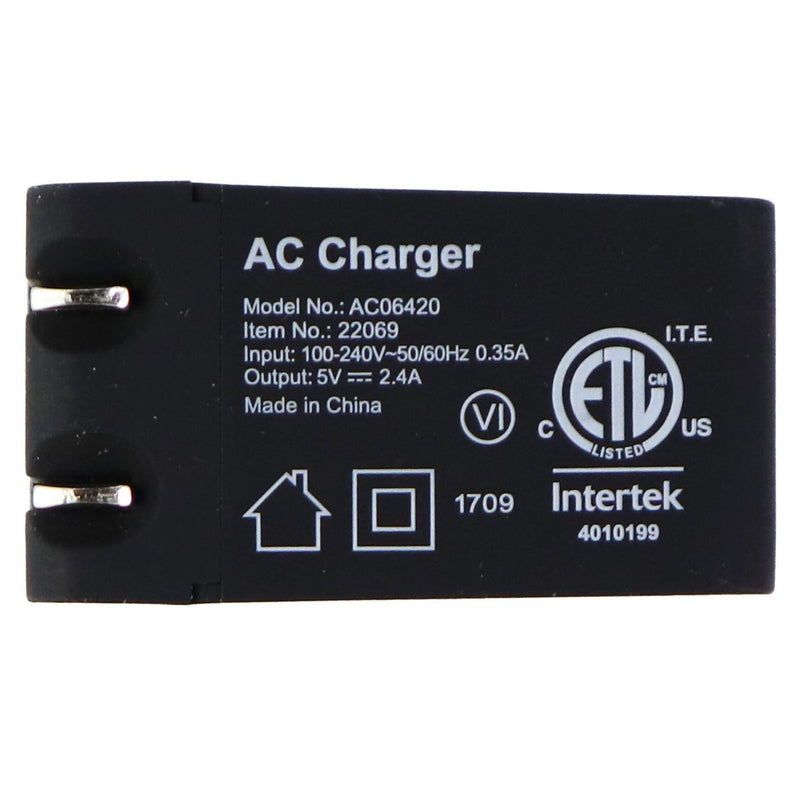 mWorks! (5V/2.4A) Single USB Wall Charger Travel Adapter - Black