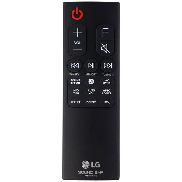 LG Original Remote Control (AKB75595312) for LG Sound Bar - Black - LG - Simple Cell Shop, Free shipping from Maryland!