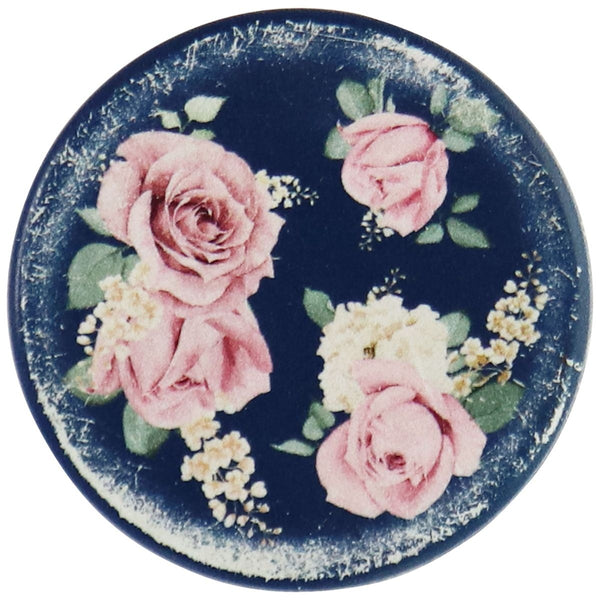 PopSockets PopGrip Swappable Top - Navy/Pink Rose (Top ONLY/No Base) - PopSockets - Simple Cell Shop, Free shipping from Maryland!