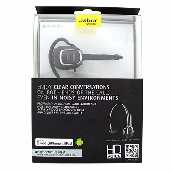 Jabra Supreme + Driver Edition Wireless Bluetooth Headset Black - Jabra - Simple Cell Shop, Free shipping from Maryland!