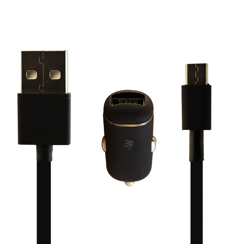 Just Wireless 2.4A Single USB Car Charging Adapter w/ 5Ft Micro USB Cable - BLK - Just Wireless - Simple Cell Shop, Free shipping from Maryland!