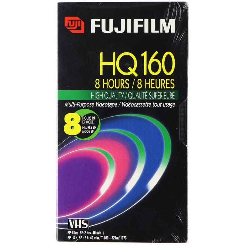 Fujifilm HQ160 Standard Grade VHS Video Tape (Up to 8 Hours) - Fujifilm - Simple Cell Shop, Free shipping from Maryland!