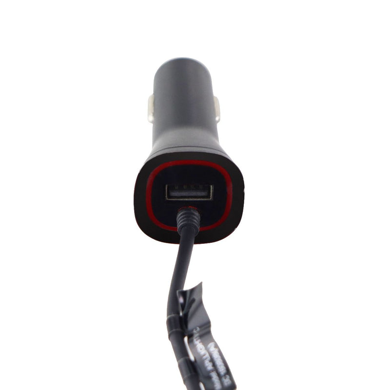 Verizon Coiled Car Charger with extra USB-Port for Apple Devices (MFI) - Black - Verizon - Simple Cell Shop, Free shipping from Maryland!