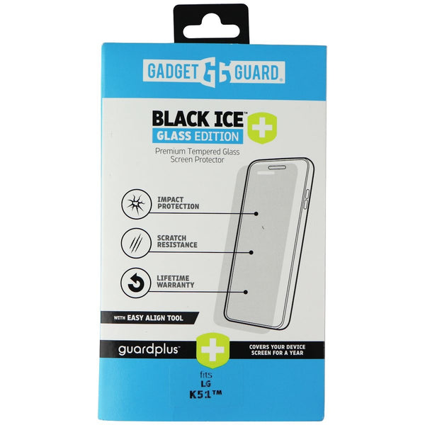 Gadget Guard (Black Ice+) Tempered Glass for LG K51 - Clear - Gadget Guard - Simple Cell Shop, Free shipping from Maryland!