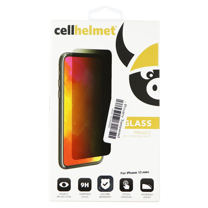 CellHelmet Glass Privacy Screen Protector for Apple iPhone 13 mini - Tinted