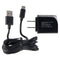 NEM (3.1A) Dual USB Wall Charger/Adapter and 5-Ft (USB-C) Cable - Black - NEM - Simple Cell Shop, Free shipping from Maryland!