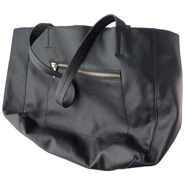 A New Day Faux Leather Purse Handbag with Exterior Zipper - Black/Gold - A New Day - Simple Cell Shop, Free shipping from Maryland!
