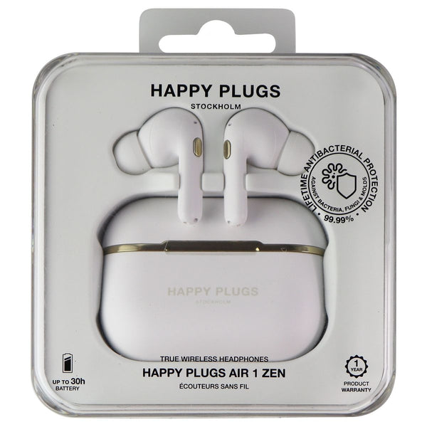 Happy Plugs Air 1 Zen True Wireless In-Ear Headphones and Charge Case - White - Happy Plugs - Simple Cell Shop, Free shipping from Maryland!