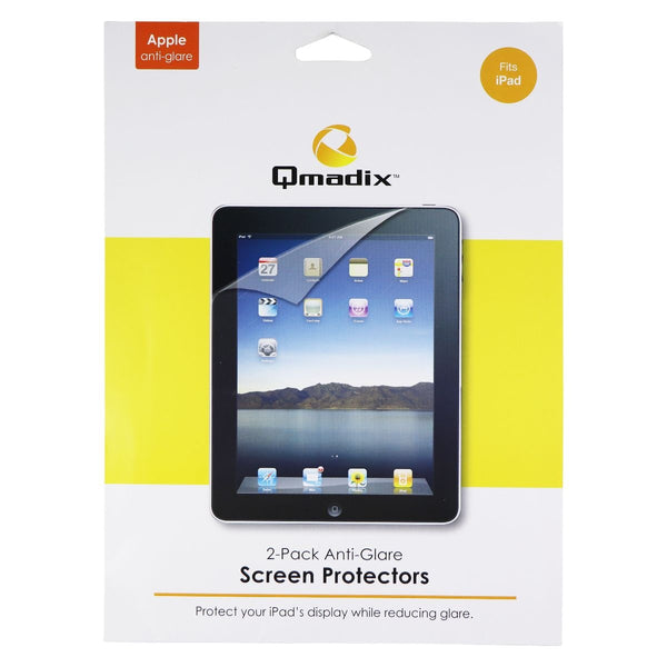 Qmadix Anti-Glare Screen Protector 2 Pack for Apple iPad 4 / 3 / 2 (9.7) - Clear - Qmadix - Simple Cell Shop, Free shipping from Maryland!