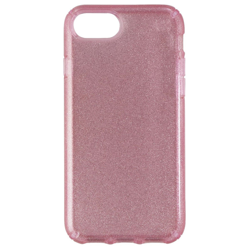 Speck Presidio Clear + Glitter Case for iPhone 8/7/6s - Gold Glitter/Bella Pink
