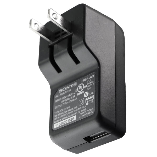Sony (5V/1.5A) Single Port USB Wall Charger - Black (PRSA-AC1) - Sony - Simple Cell Shop, Free shipping from Maryland!