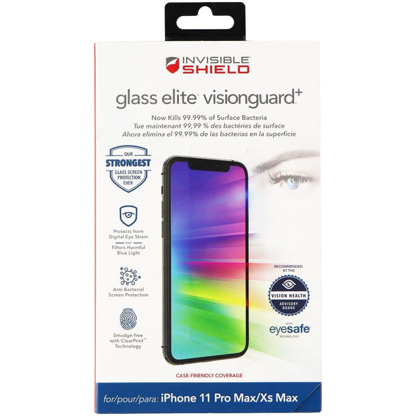 ZAGG InvisibleShield Glass Elite VisionGuard+ for Apple iPhone 11 Pro Max/Xs Max - Zagg - Simple Cell Shop, Free shipping from Maryland!