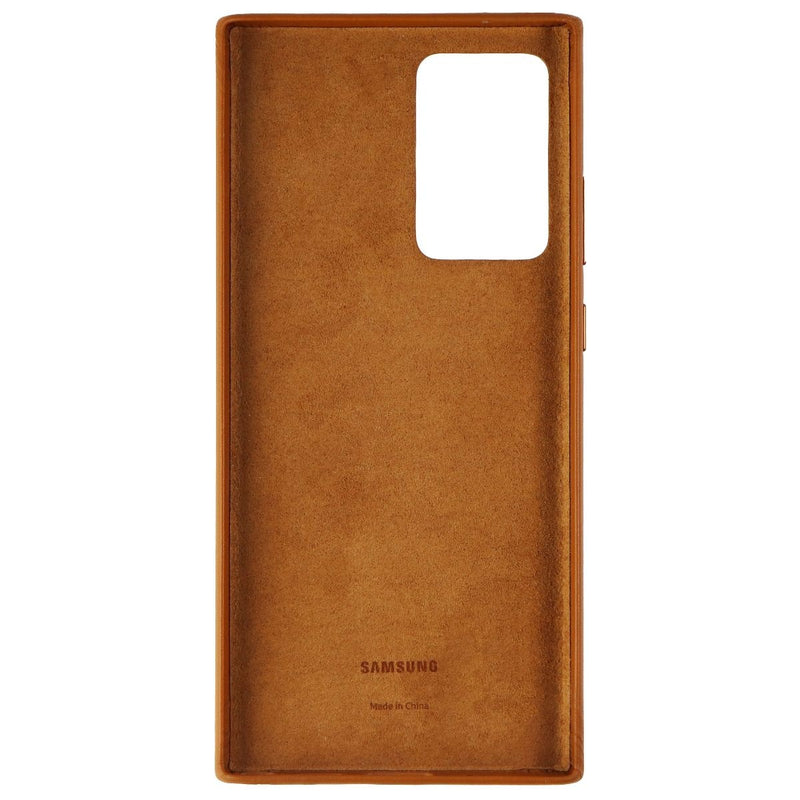 Samsung Official Leather Back Cover for Galaxy Note20 Ultra 5G - Brown - Samsung Electronics - Simple Cell Shop, Free shipping from Maryland!
