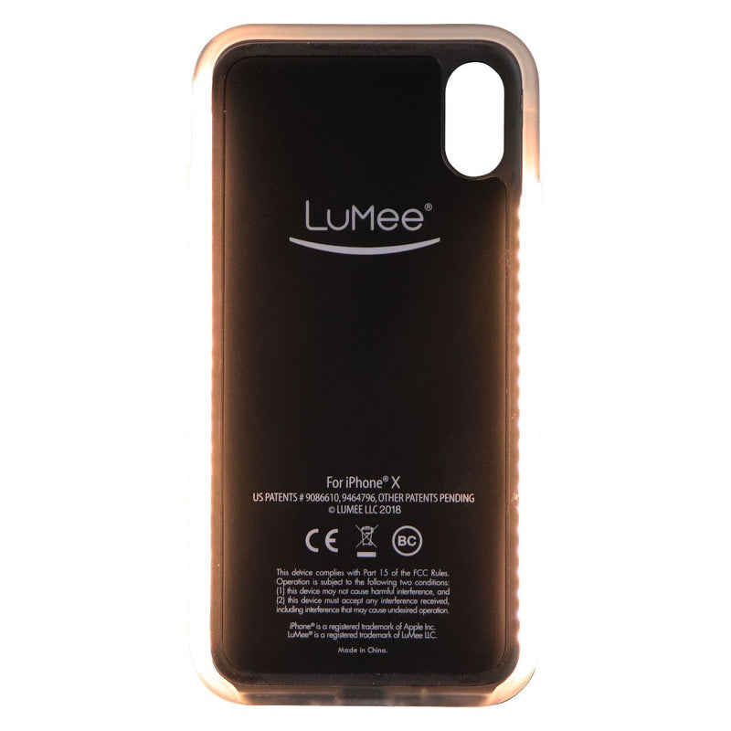 LuMee Duo Selfie LED Case for iPhone Xs/X - Kimoji Cry Face/Black - LuMee - Simple Cell Shop, Free shipping from Maryland!