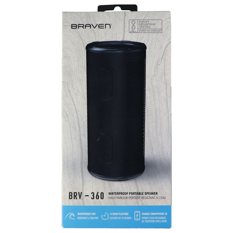 Braven BRV-360 Series Waterproof Portable 360 Degree Speaker - Black - Braven - Simple Cell Shop, Free shipping from Maryland!