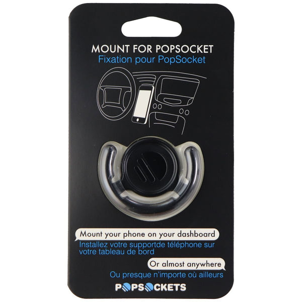 PopSockets: Adhesive Mount for All PopSockets Grips - Black