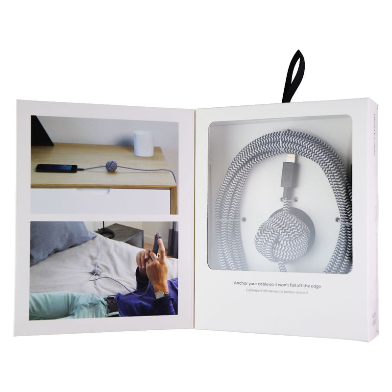 Native Union Night Series MFI Cable for Apple Devices - (10ft / 3m) - Zebra - Native Union - Simple Cell Shop, Free shipping from Maryland!