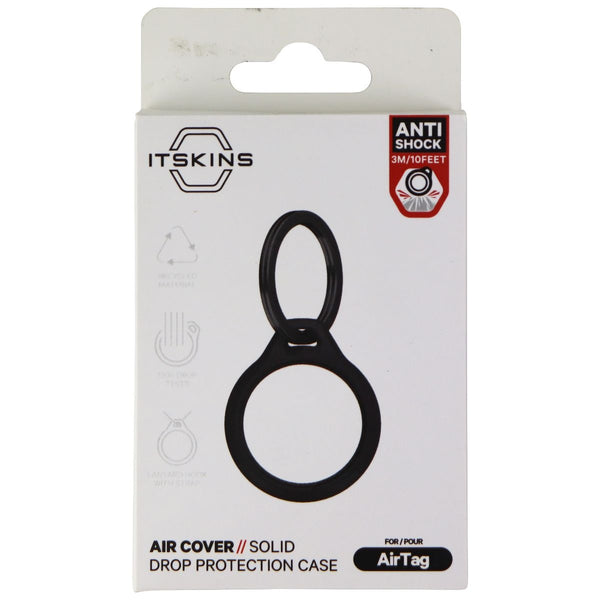 ITSKINS Solid Air Cover Drop Protection Case for Apple AirTag - Black - ITSKINS - Simple Cell Shop, Free shipping from Maryland!