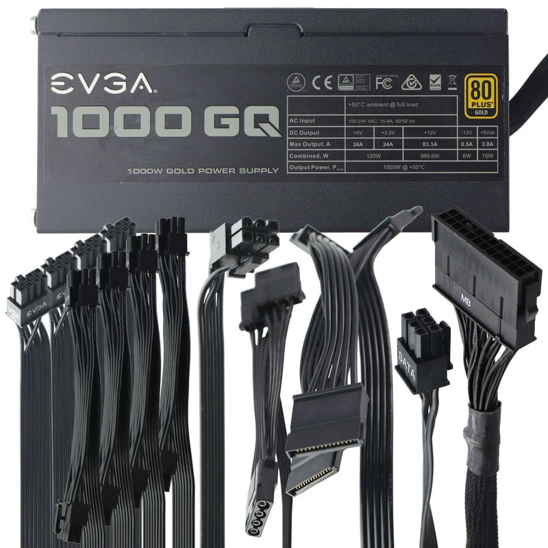 EVGA - Products - EVGA 1000 GQ, 80+ GOLD 1000W, Semi Modular, EVGA