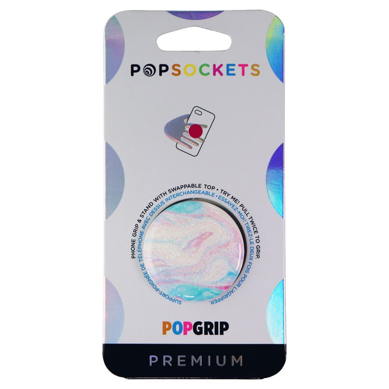 PopSockets PopGrip Phone Grip & Stand with Swappable Top - Glitter Soft Swirls - PopSockets - Simple Cell Shop, Free shipping from Maryland!