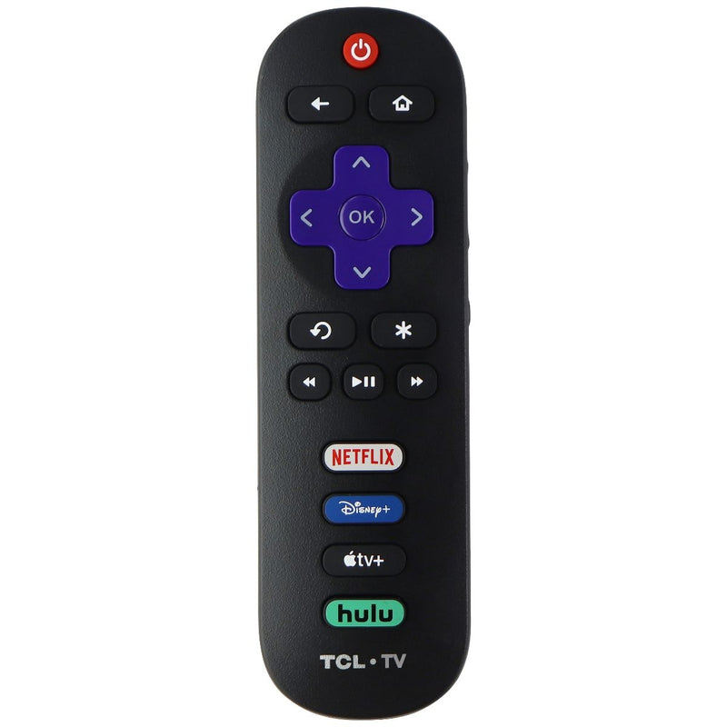 TCL Original Remote Control with Netflix/Disney/AppleTV/Hulu Hotkeys - Black