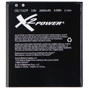 X2 Power Rechargeable 3.8V 2600mAh Battery - Black (CEL11327F) - X2Power - Simple Cell Shop, Free shipping from Maryland!