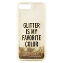 Kate Spade Liquid Glitter Case for iPhone 8 Plus 7 Plus - Clear / Gold Glitter - Kate Spade - Simple Cell Shop, Free shipping from Maryland!