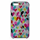 Kate Spade Hybrid Case for Apple iPhone 6/6S - Multi-Color Hearts / Black