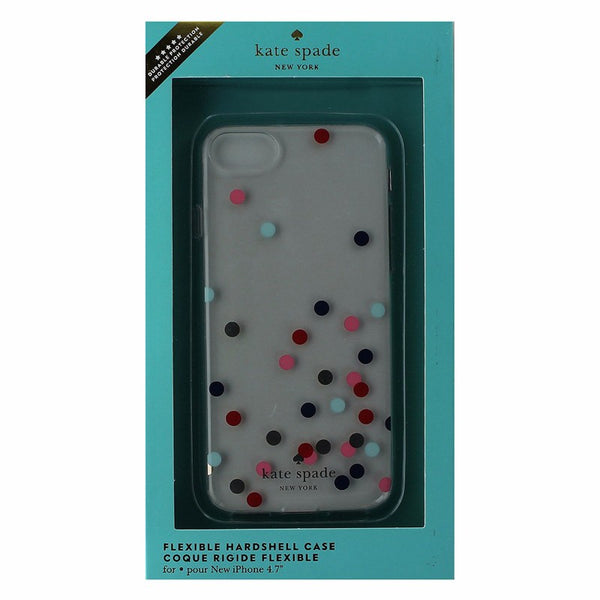 Kate Spade Flexible Hardshell Protective Case for iPhone 8 / 7 - Confetti Clear - Kate Spade - Simple Cell Shop, Free shipping from Maryland!