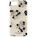 Kate Spade New York Hardshell Case for iPhone 8 and 7 - Clear/Blk White Flowers