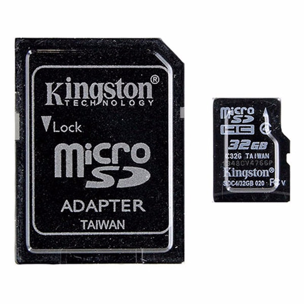 Kingston Digital 32 GB microSDHC Flash Memory Card - Black - Kingston - Simple Cell Shop, Free shipping from Maryland!