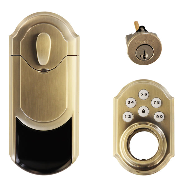 Kwikset 910 Z-Wave SmartCode Electronic Touchpad Deadbolt - Satin Nickel - Kwikset - Simple Cell Shop, Free shipping from Maryland!